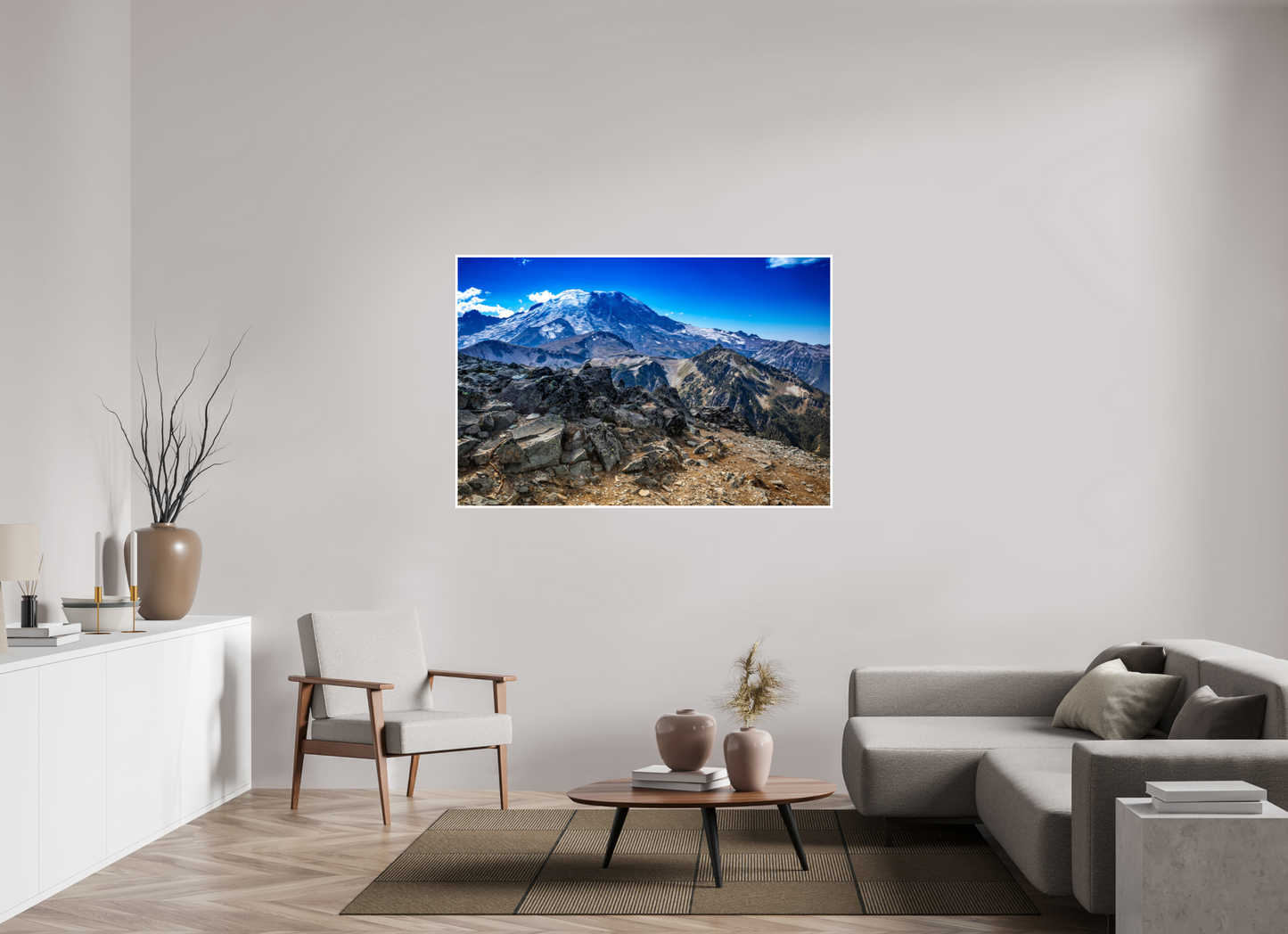 60 x 40″, Fancy Paper Mount Fremont Lookout