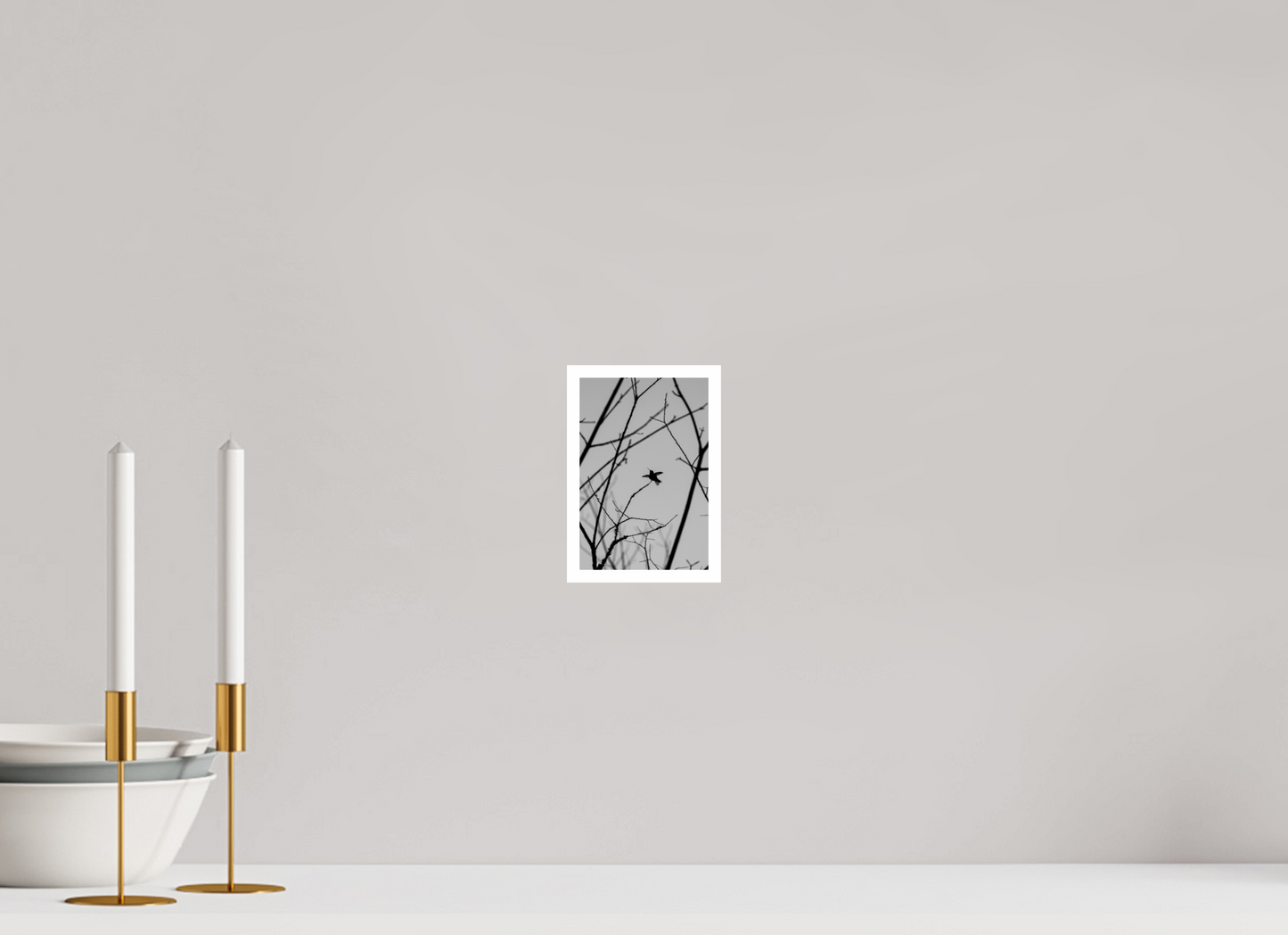 4 x 6″, Simple Gloss Framed Hummingbird