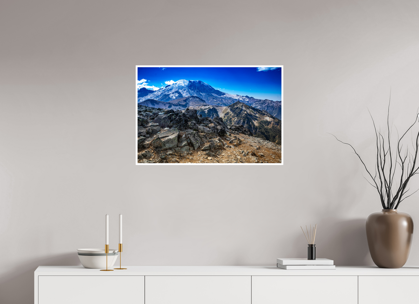 30 x 20″, Fancy Paper Mount Fremont Lookout